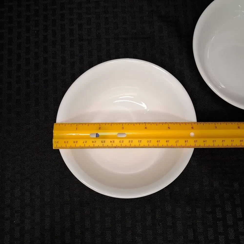 Vintage Corning Corelle WINTER FROST WHITE 6 pc Dinnerware Set